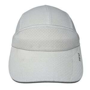 Hind Strapback 5 Panel Cap White One Size Adjustable Breathable Active